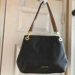 Michael Kors brown leather handbag